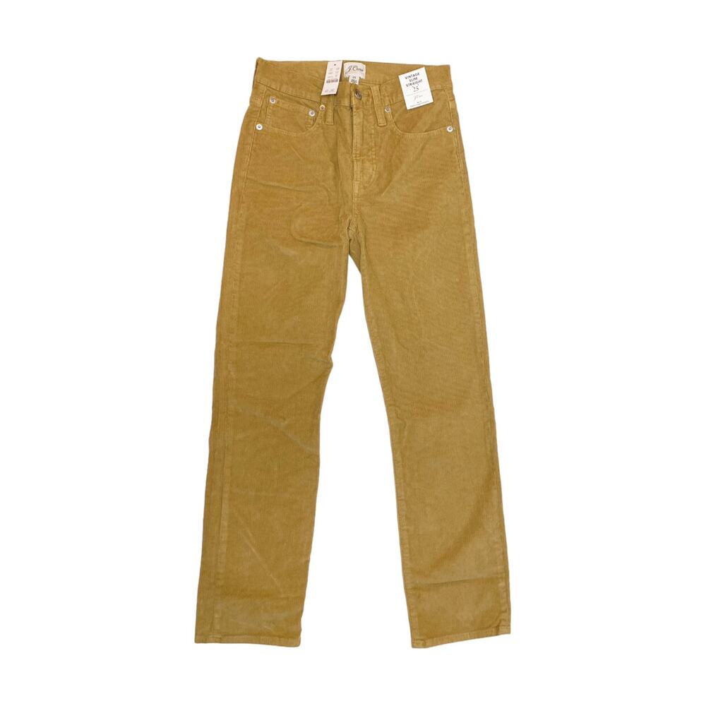 NWT J. Crew Vintage Slim Straight Corduroy Pants